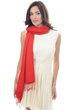 Cashmere & Silk ladies platine flashing red 204 cm x 92 cm